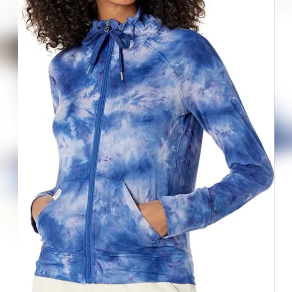 Juicy Couture Tops - NWT Women's Juicy Couture Women's Nirvana Studio Zip Hoodie Tie Dye MEDIUM